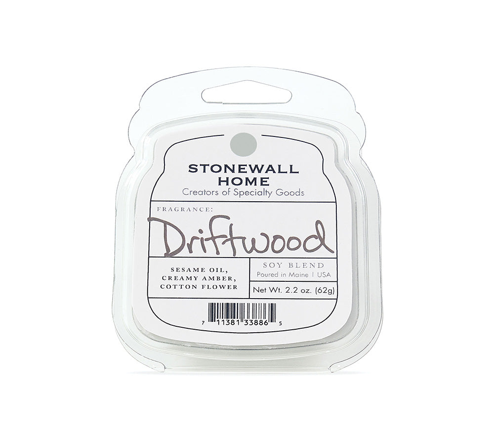 Driftwood Wax Melts von Stonewall Kitchen online kaufen – Treibholz, Amber & Baumwollblüten