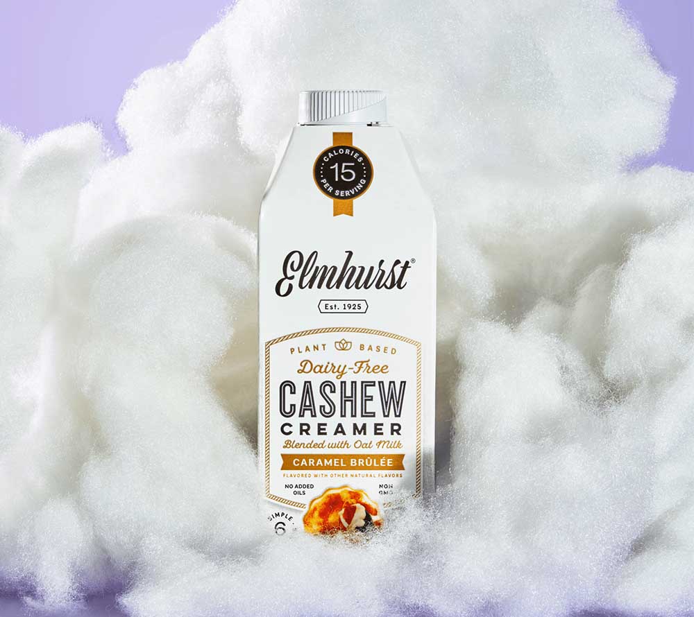 Caramel Brûlée Cashew Creamer kaufen – pflanzlicher Kaffee-Creamer mit geröstetem Karamell, vegan, 1g Zucker