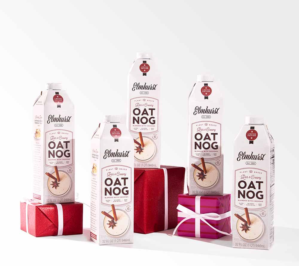 Cremiger veganer EggNog aus Hafer & Cashews mit winterlichen Gewürzen