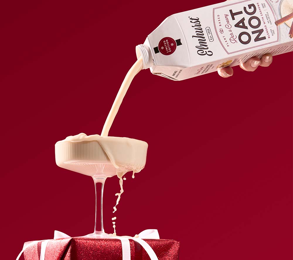 Cremiger veganer EggNog aus Hafer & Cashews mit winterlichen Gewürzen
