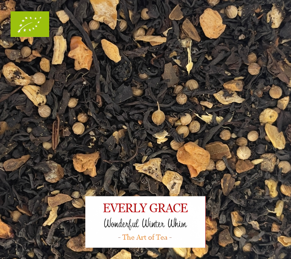 Everly Grace Wonderful Winter Whim – Bio-Schwarztee mit Zimt, Ingwer & Apfel für Wintergenuss