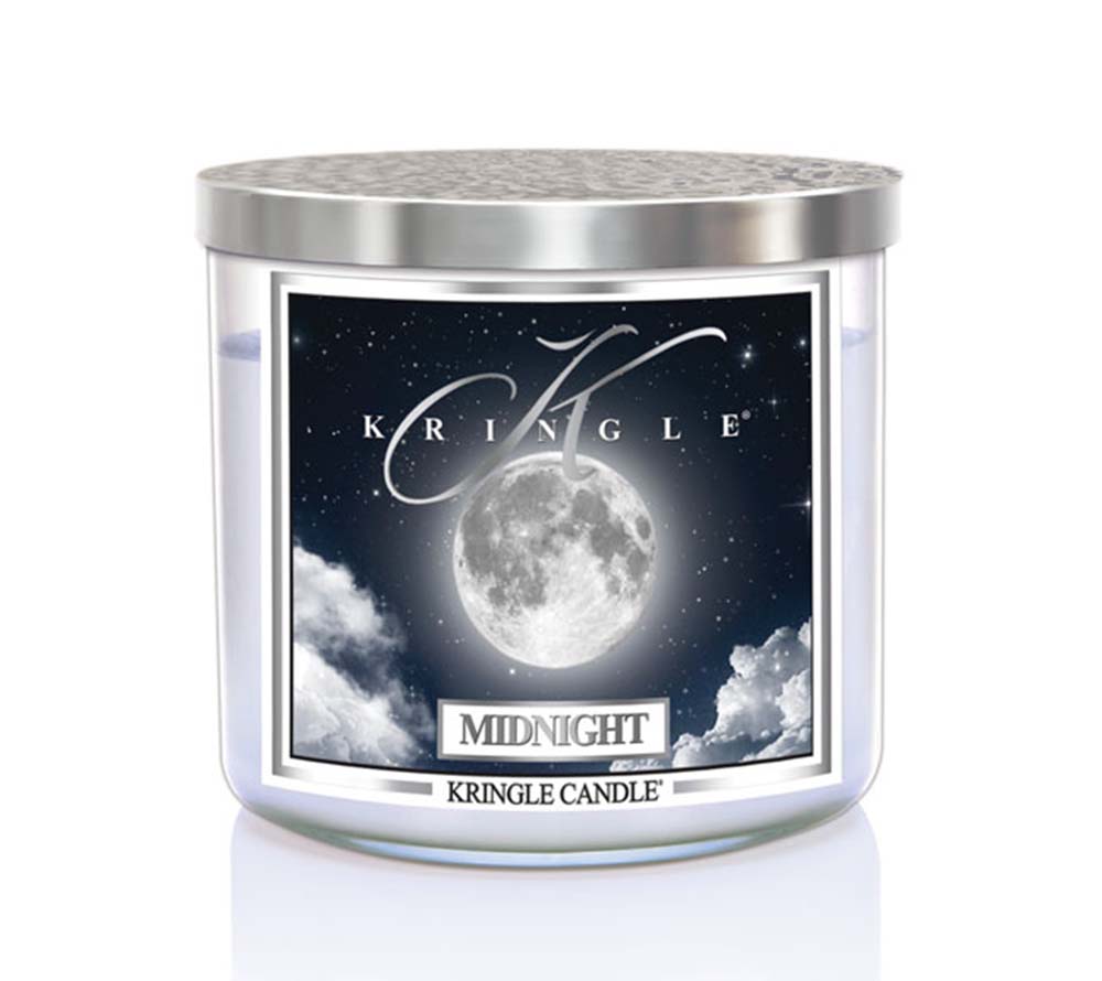 Midnight Duftkerze von Kringle Candle kaufen – kräftiger Duft mit Eichenmoos, Leder, Sandelholz, Lavendel & Vetiver