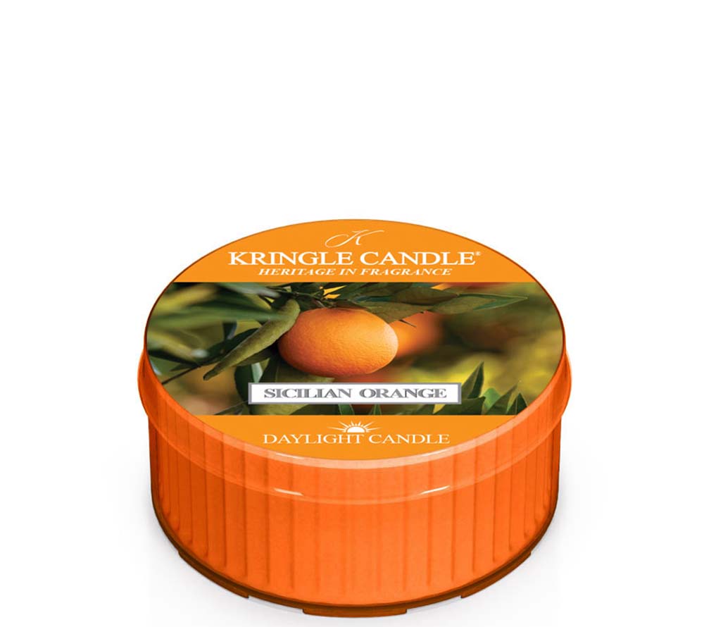 Sicilian Orange Duftkerze von Kringle Candle online kaufen – Frisch-fruchtiger Zitrusduft
