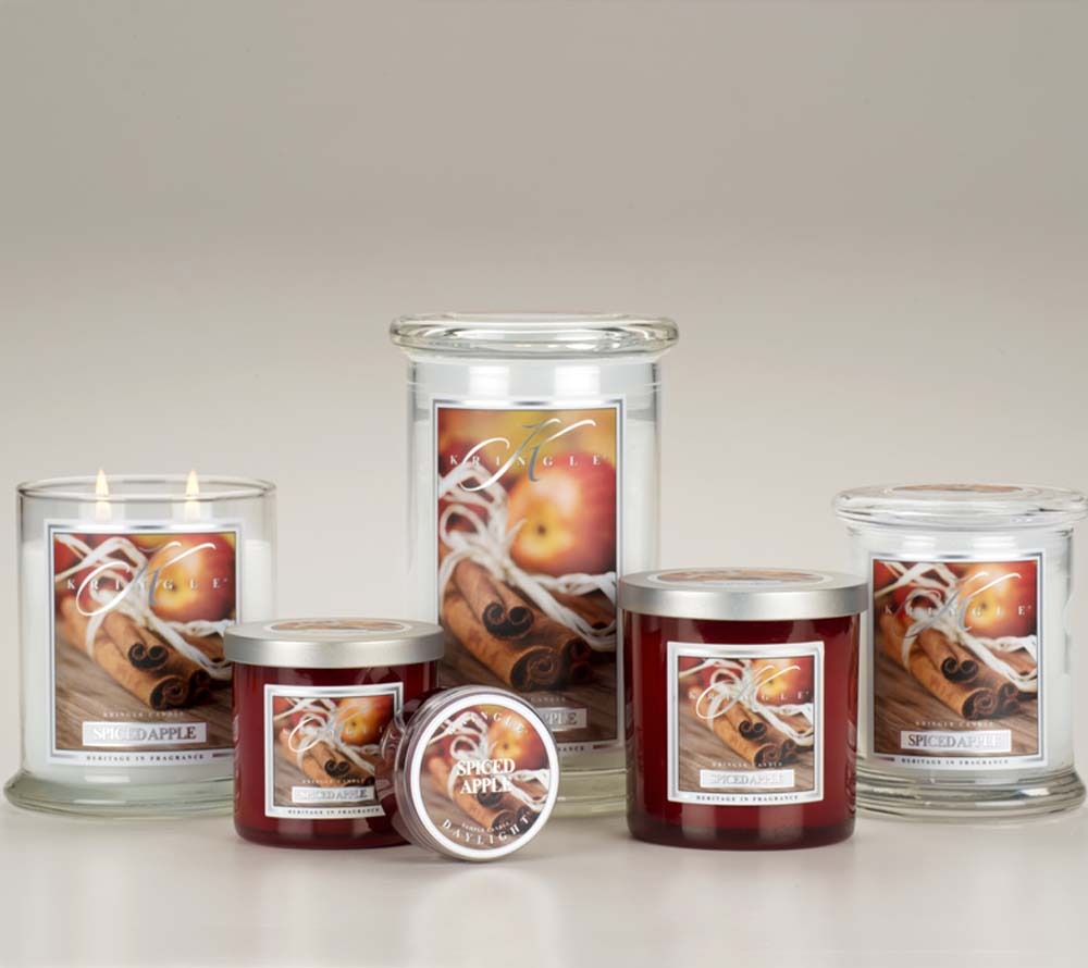 Spiced Apple Duftkerze von Kringle Candle kaufen – Apfel, Zimt, Muskat & Vanilleduft online