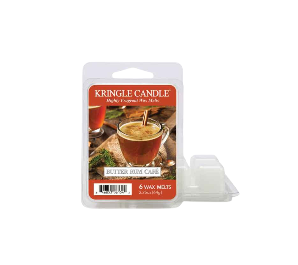 Butter Rum Café Wax Melts von Kringle Candle kaufen – Rum & Kaffee online bestellen, 6er Pack