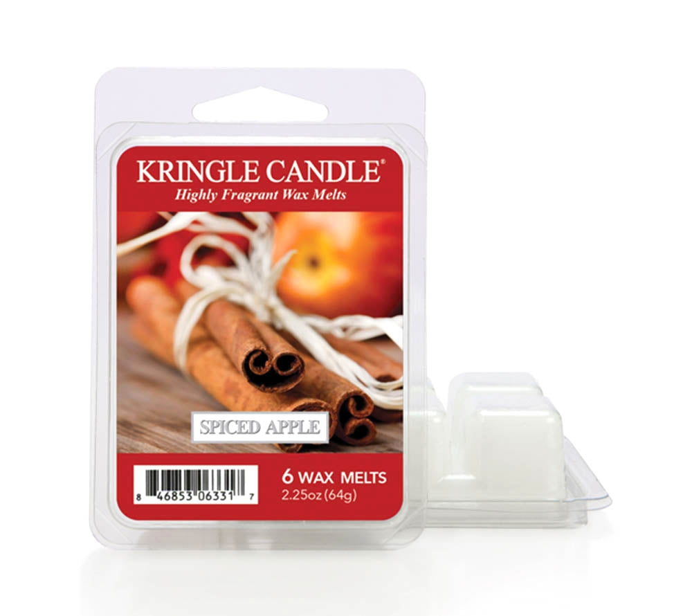 Spiced Apple Wax Melts von Kringle Candle kaufen – Apfel, Zimt, Muskat & Vanilleduft online, 6er Pack