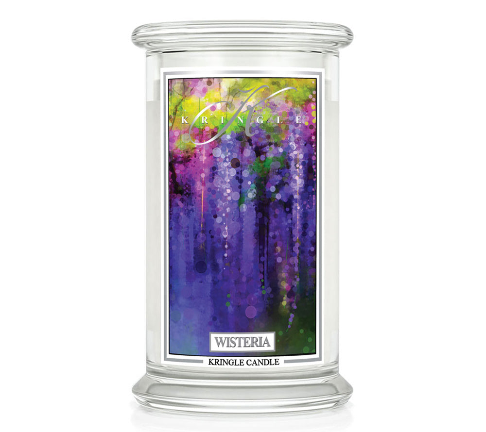 Große Classic Candle Wisteria (22 oz-Glas, 2-Docht)