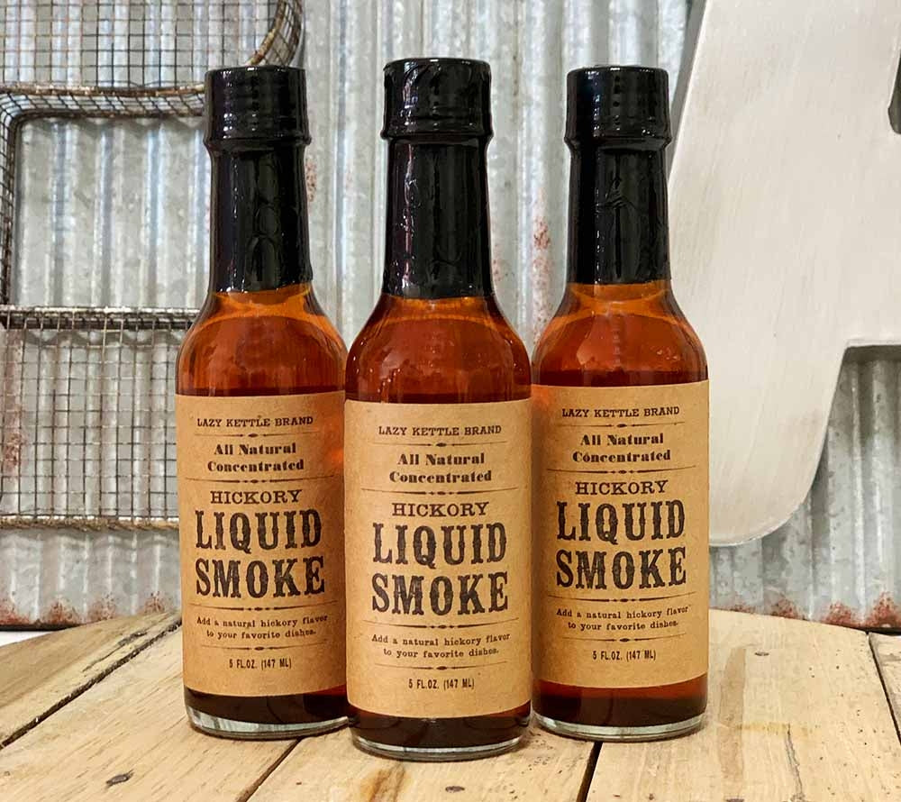 Liquid Smoke von Lazy Kettle Brand kaufen – naturreiner Flüssigrauch mit Hickory-Aroma