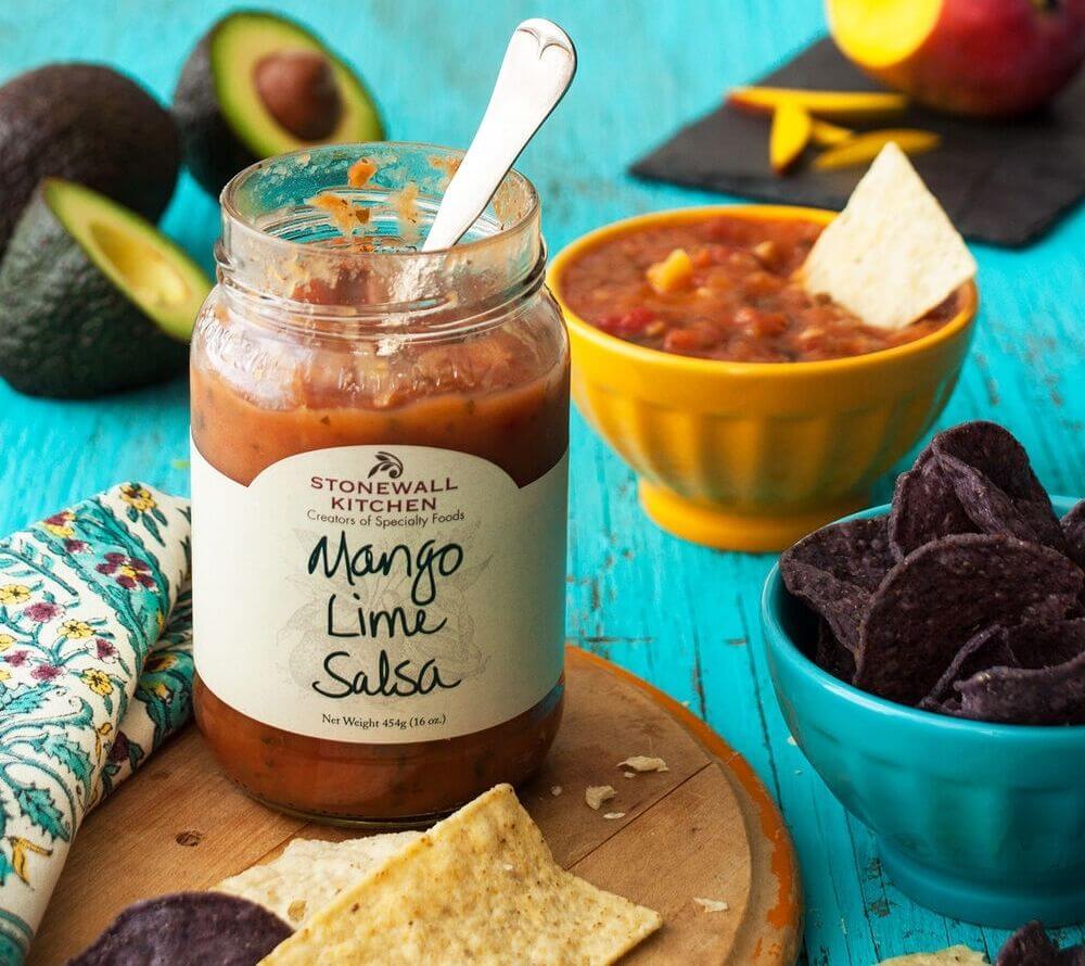 Mango Lime Salsa von Stonewall Kitchen ☆ Fruchtig, frisch & leicht scharf ☆ Aus frischen Mangos & Limetten ☆ Importiert aus den USA ☆ Jetzt bestellen!