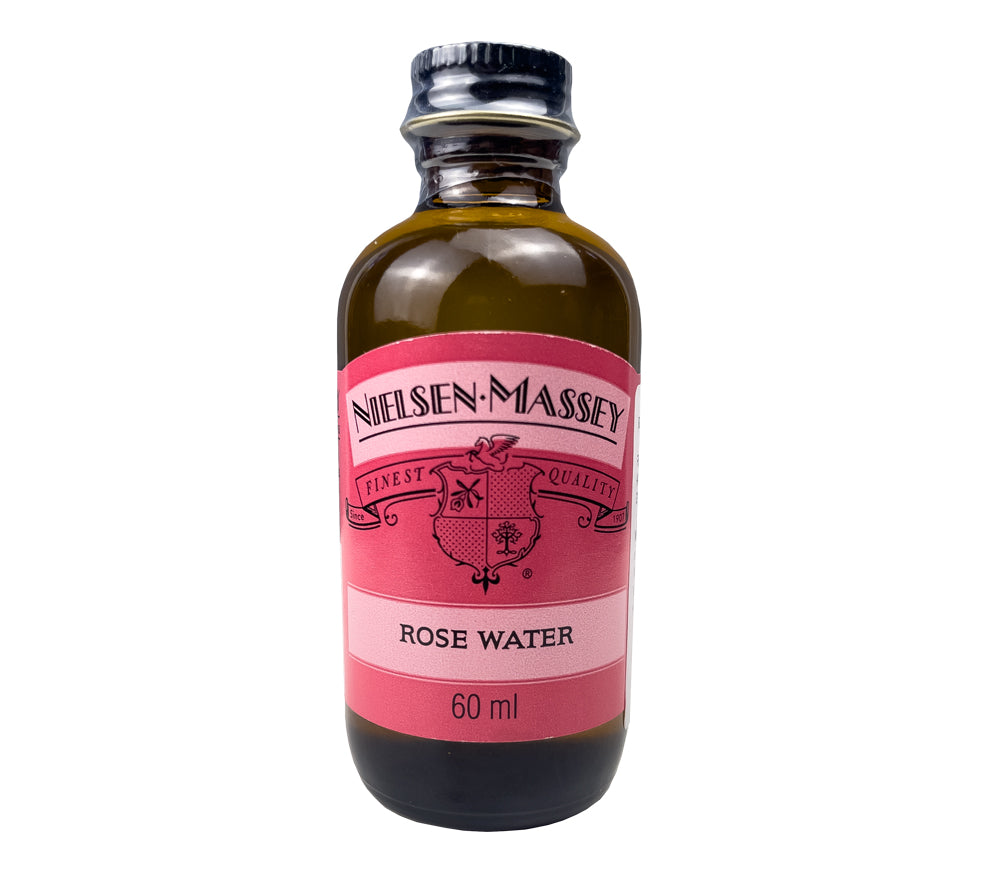 Rosenwasser-Extrakt von Nielsen-Massey (60 ml-Glasflasche)