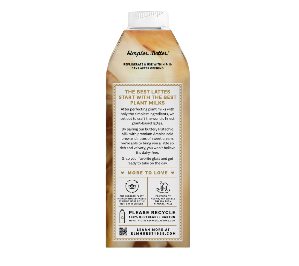Cremiger Pistazie-Vanille-Latte, vegan & laktosefrei, perfekt für Genussmomente