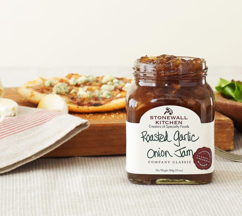 Roasted Garlic Onion Jam von Stonewall Kitchen kaufen – Knoblauch & Zwiebeln für Brot & Dip