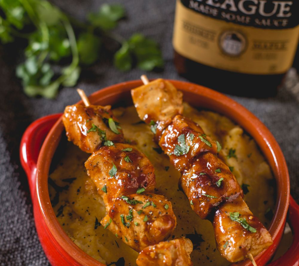 Rufus Teague Whiskey Maple BBQ-Sauce – süß-rauchig, ideal für Grill, Marinaden & Dips