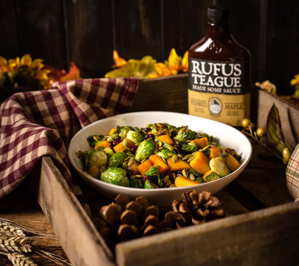 Rufus Teague Whiskey Maple BBQ-Sauce – süß-rauchig, ideal für Grill, Marinaden & Dips
