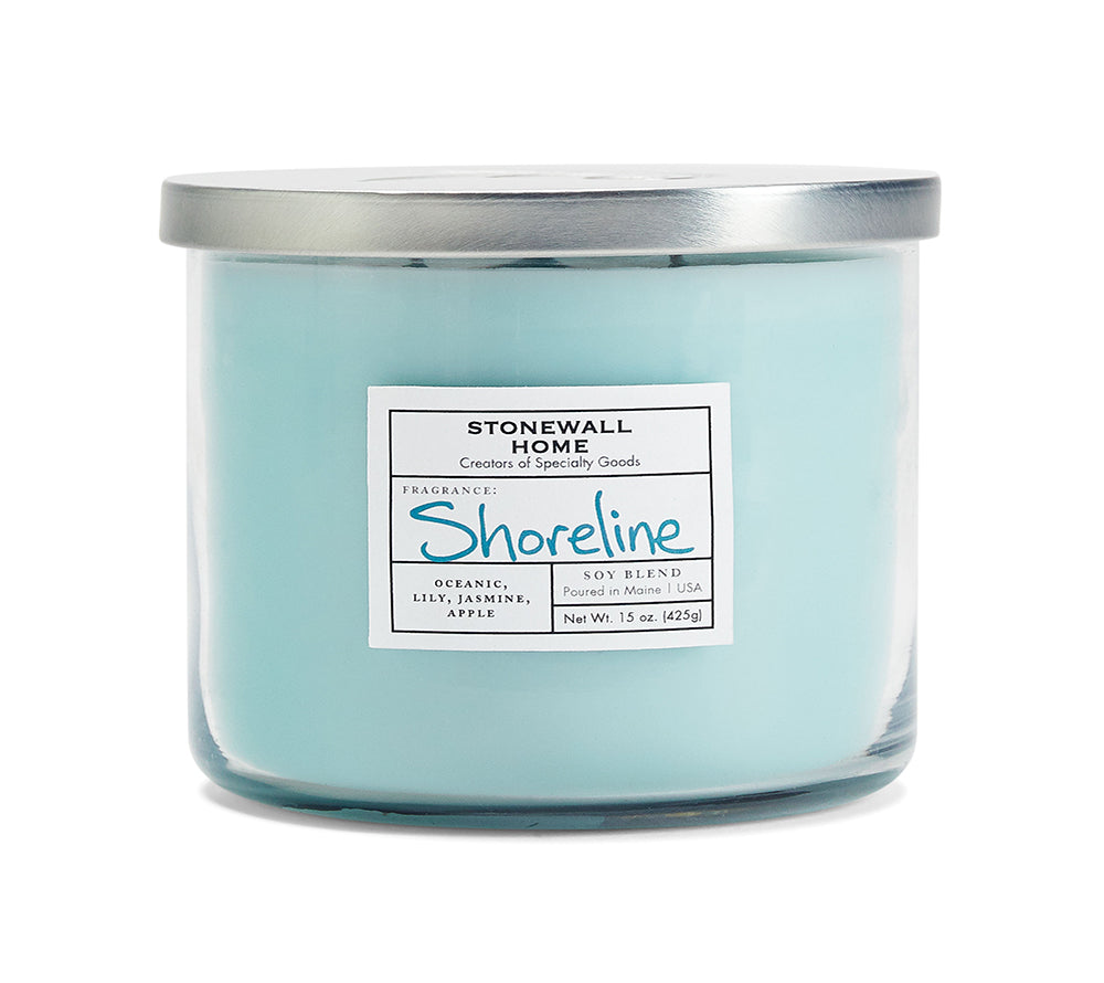 Shoreline Duftkerze online bestellen – Meeresduft mit Jasmin, Lilien & Apfel
