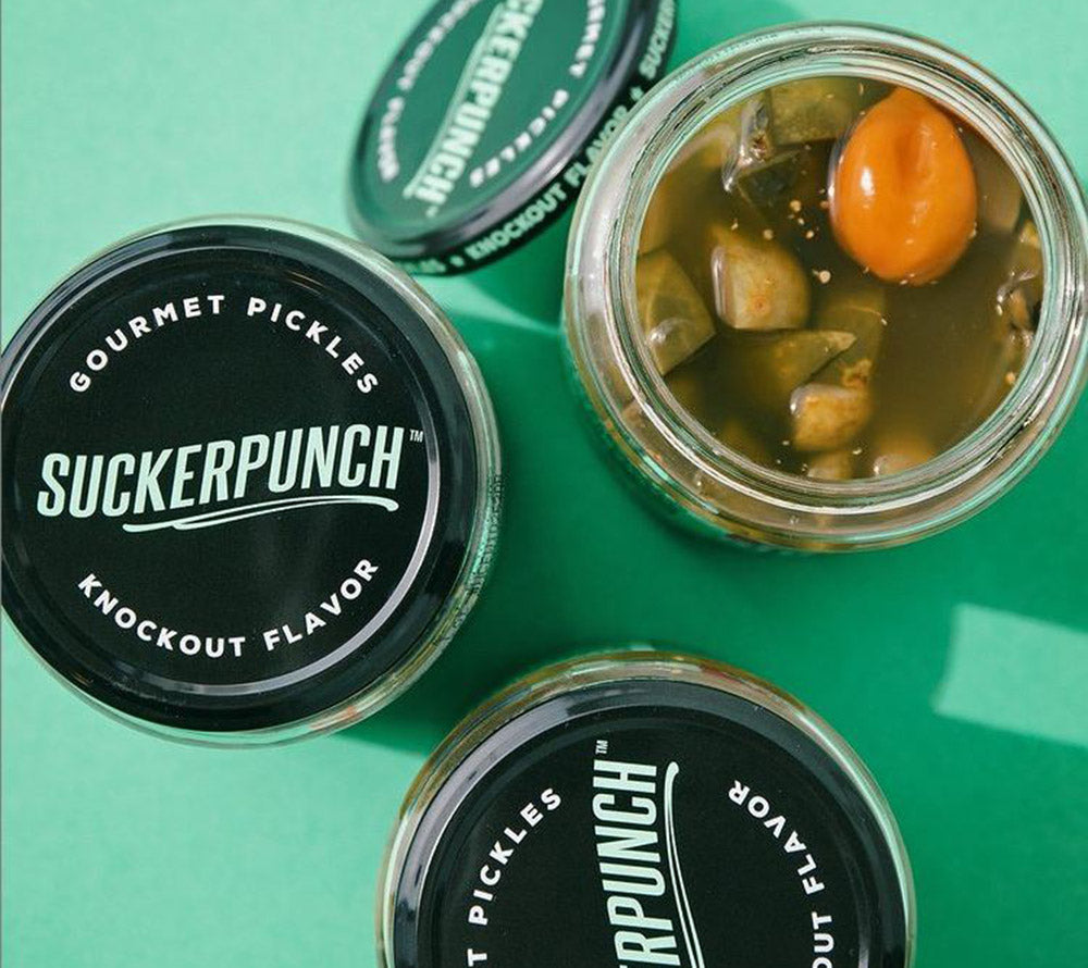 Würzige 3-Pepper-Gurken, perfekt für Snacks, Fleisch & Käse