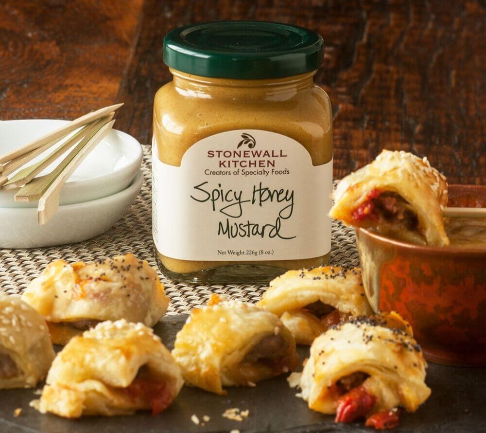 Spicy Honey Mustard von Stonewall Kitchen kaufen – würziger Honigsenf für Wings & Dips