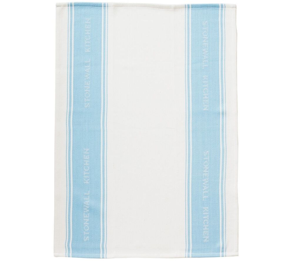 Hellblaues Geschirrtuch "Sea Glass" von Stonewall Kitchen (100 % Baumwolle)
