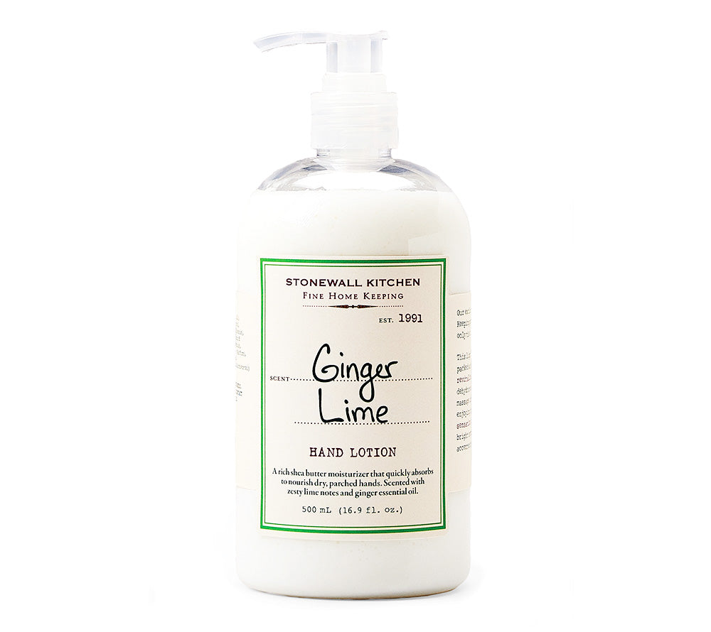 Ginger Lime Hand Lotion von Stonewall Kitchen