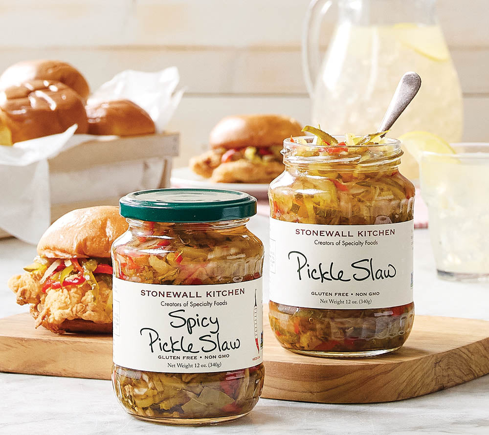 Würziger Pickle Slaw mit Gurken, Paprika & Dill, ideal zu BBQ & Burgern