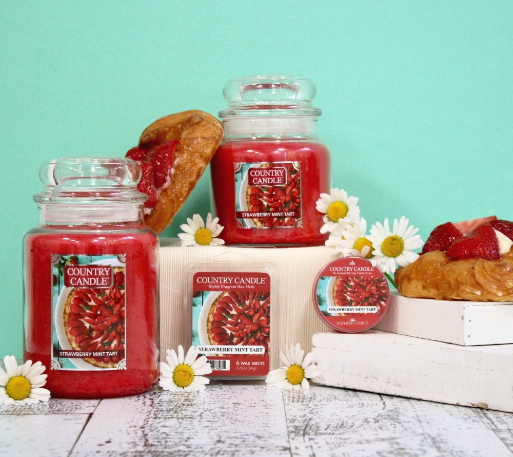 Strawberry Mint Tart von Country Candle ❤️ Große Auswahl an Düften ✓ Versandkostenfrei ab 39 € ✓ Versand 1-3 Tage ✓ Jetzt bestellen!
