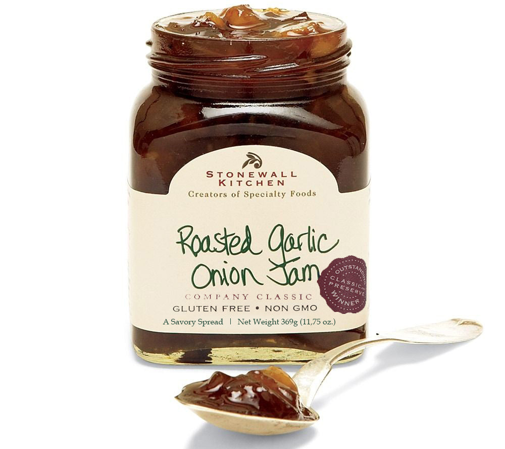 Roasted Garlic Onion Jam von Stonewall Kitchen (Knoblauch-Zwiebel-Aufstrich)