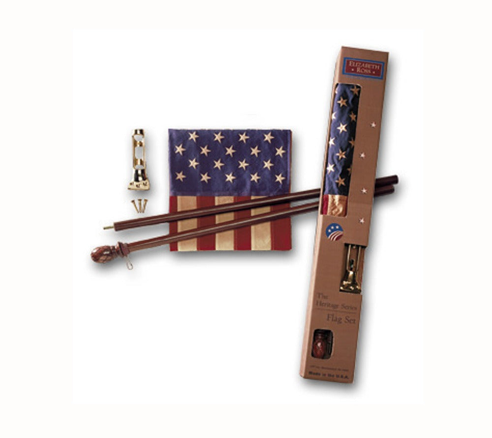 50-Star Flaggen-Set im Heritage-Stil