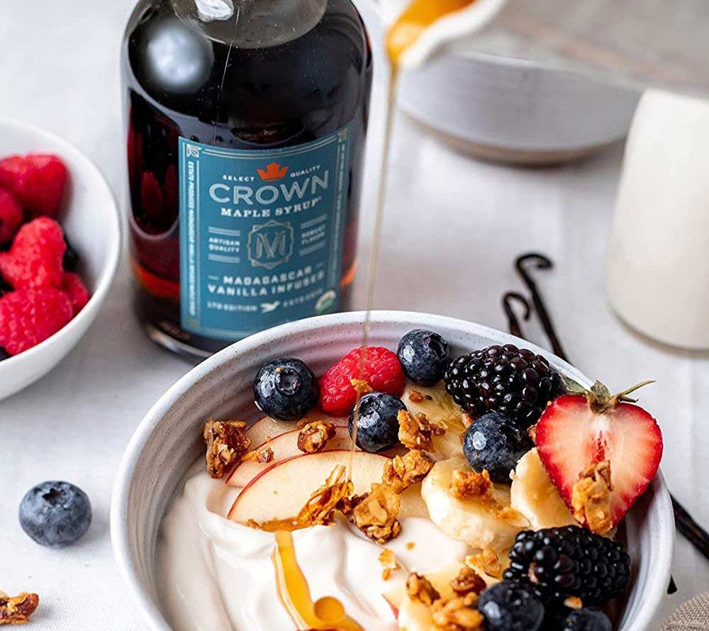Crown Maple Vanilla Infused Ahornsirup online bestellen – Für Pancakes, Desserts & Obst