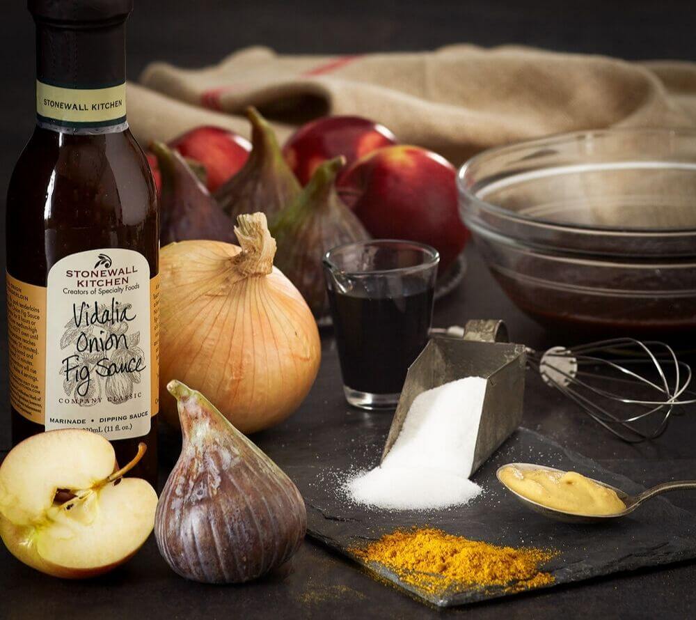 Vidalia Onion Fig Sauce von Stonewall Kitchen ☆ aus hochwertigen Zutaten ☆ süßer, samtweicher Feigengeschmack ☆ feine Zwiebeln ☆ Jetzt probieren!