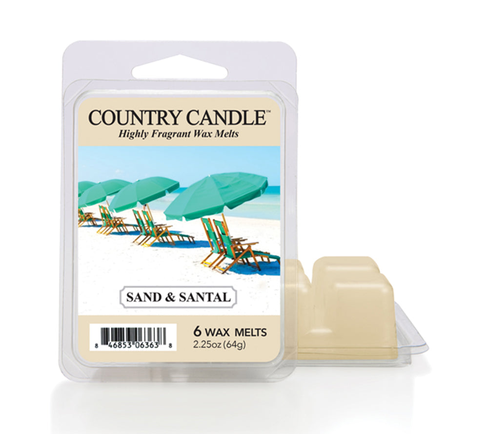 Sand & Santal Wax Melts online kaufen – Meeresbrise, Kokos & Neroli, entspannender Duft, 6er Pack