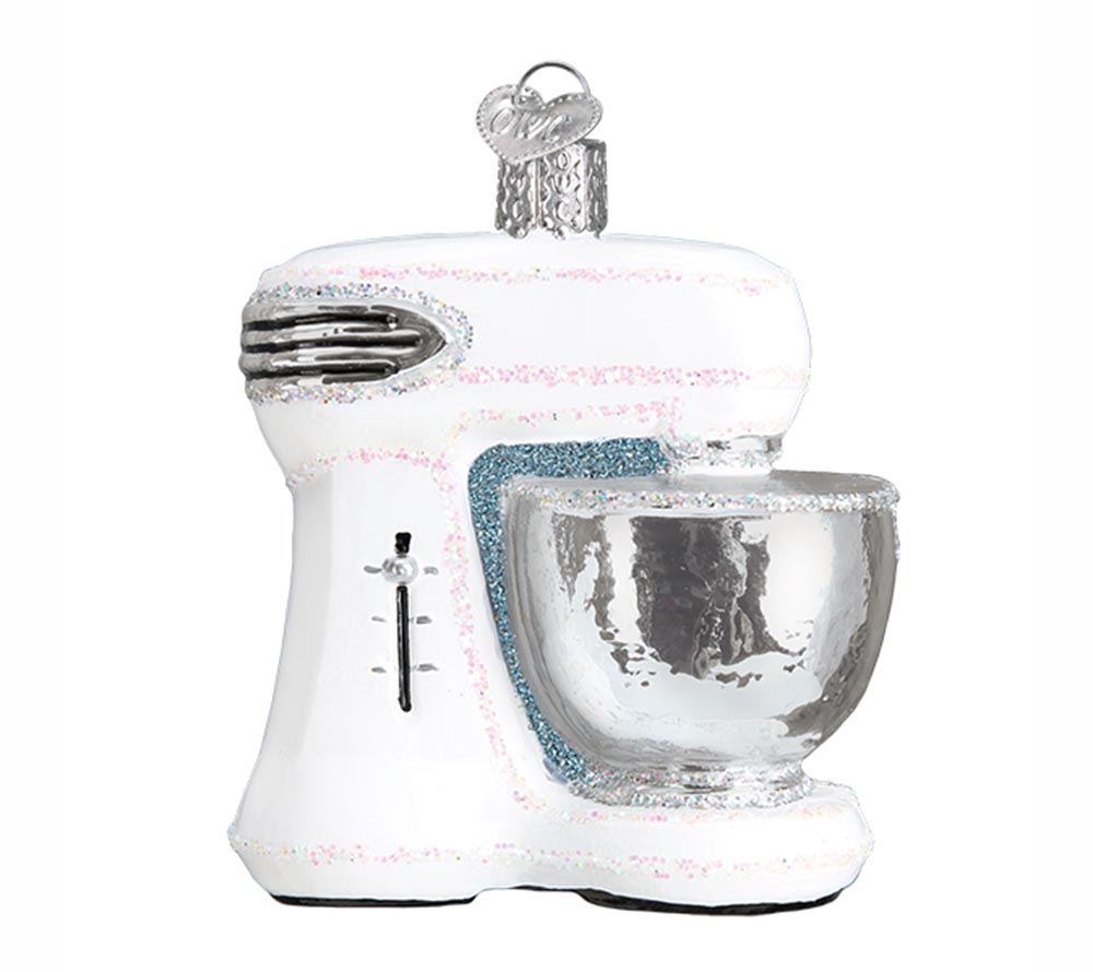 White Mixer als Weihnachtsanhänger