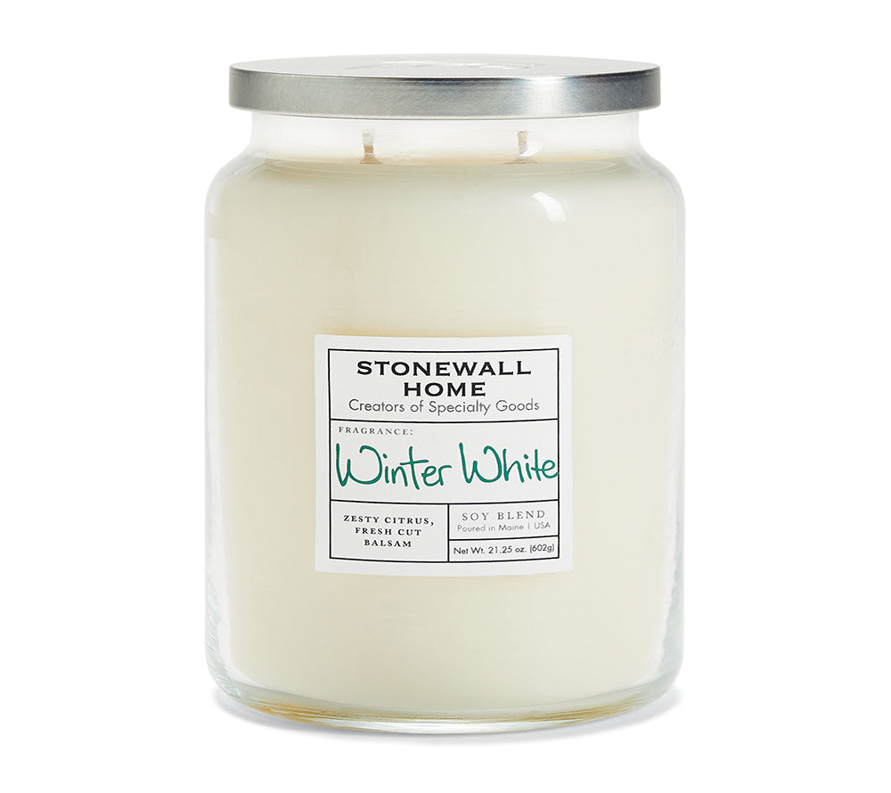 Winter White Duftkerze von Stonewall Kitchen