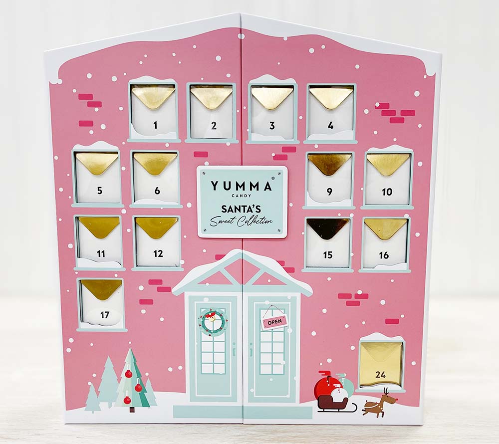 Adventskalender von Yumma Candy online kaufen – Gefüllt mit Gourmet-Süßigkeiten, ideal als Adventsgeschenk
