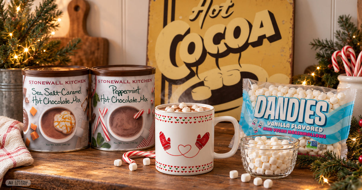Hot Cocoa Bar: Amerikanische Kakao-Station für Weihnachten