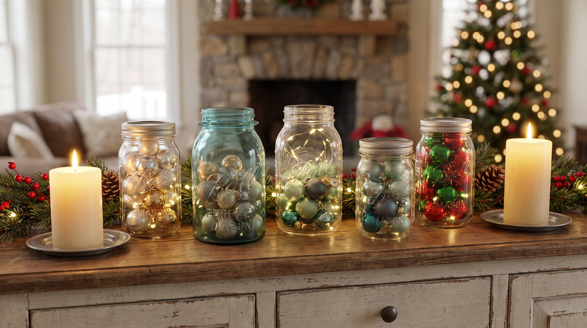 Weihnachten mit Ball Jars: 8 Geschenk- und Dekoideen im Glas