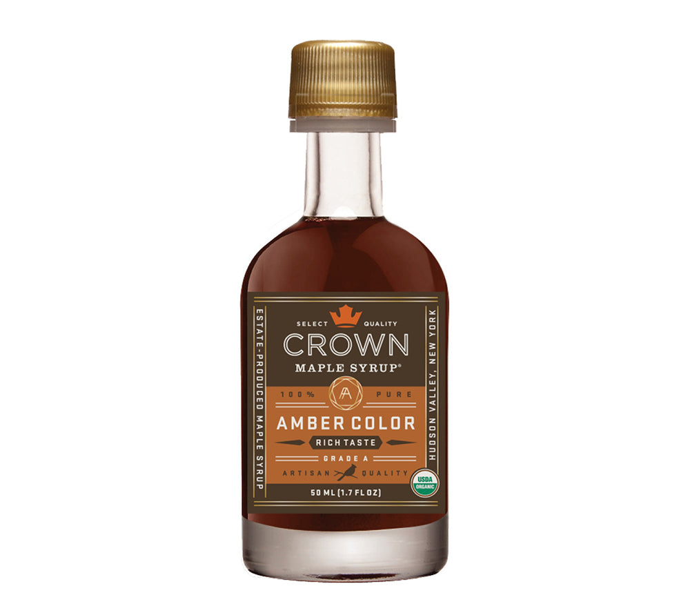 Crown Maple Amber Color Ahornsirup kaufen ☆ Bio-Qualität mit Zimt ☆ Für Pancakes, Waffeln und Desserts ☆ Mehr Sorten ☆ Jetzt probieren!