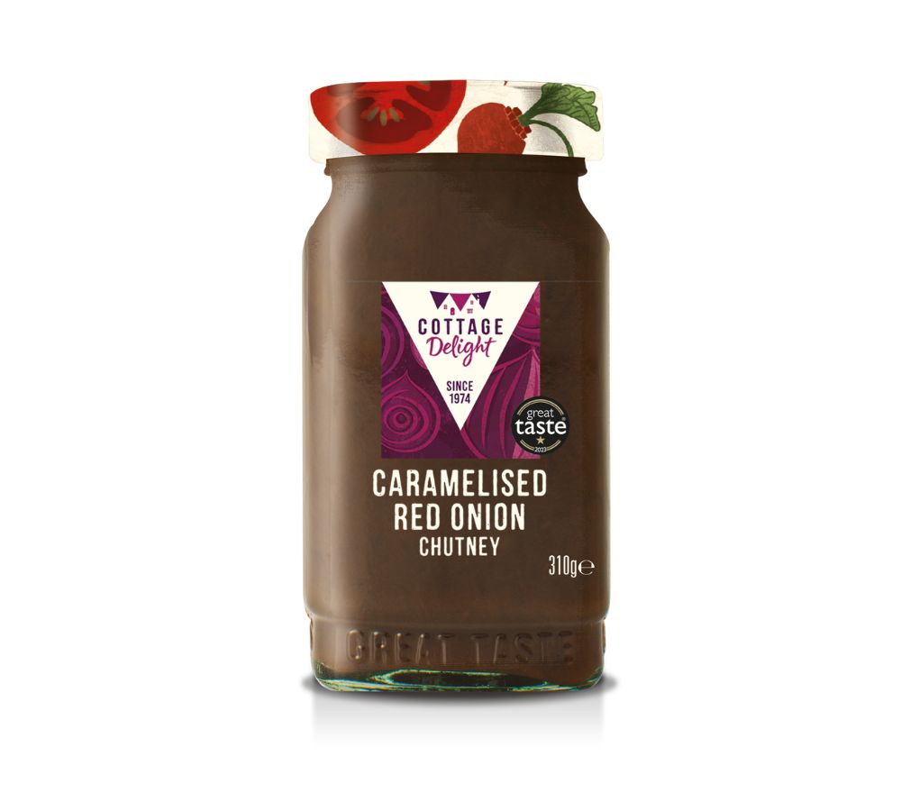 Karamellisierte Rote-Zwiebel-Chutney ☆ Mit Muscovado-Zucker & Balsamico verfeinert ☆ Vegan, glutenfrei & traditionell ☆ Europaweiter Versand | Jetzt bestellen!