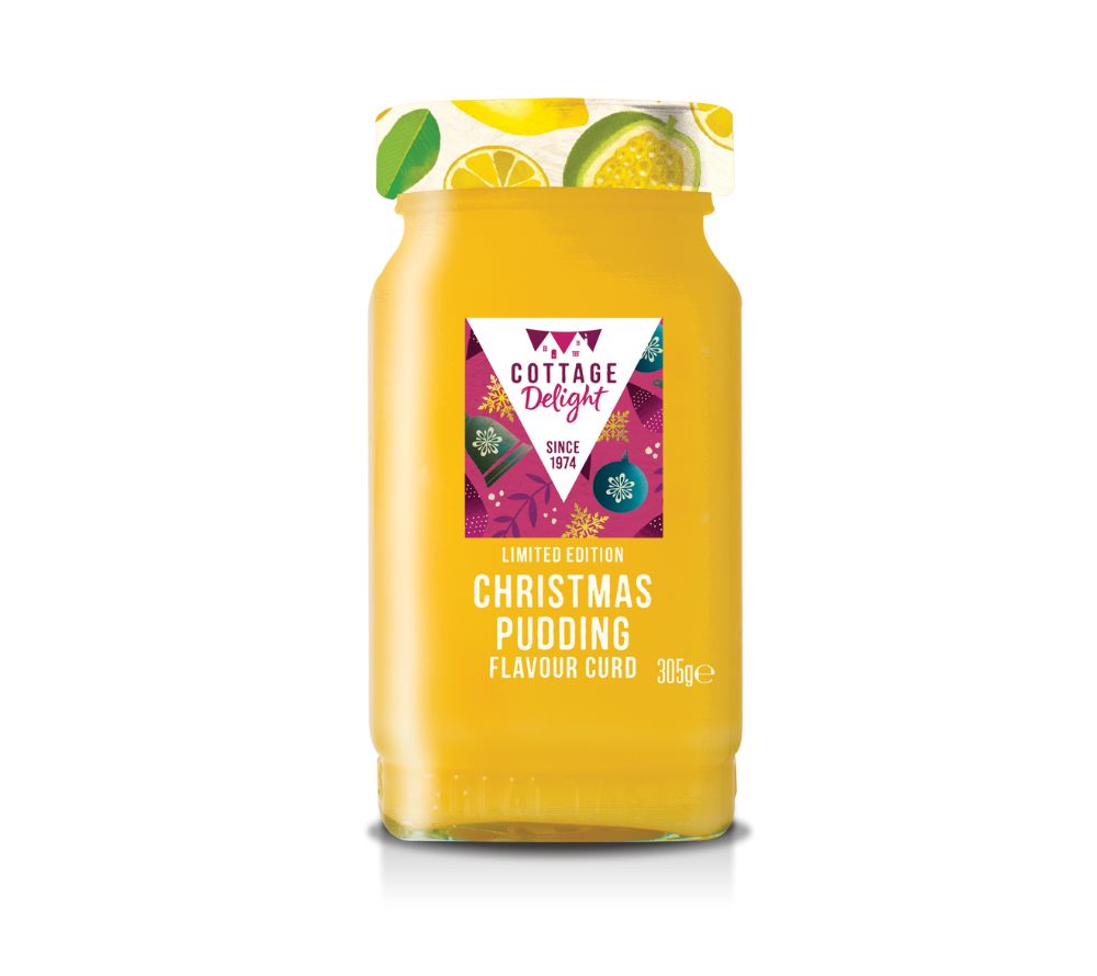 Christmas Pudding Flavour Curd ✓ Voller festlicher Aromen ✓ Geeignet für Vegetarier ✓ Glutenfrei  ✓ Europaweiter Versand ✓ Jetzt bestellen!