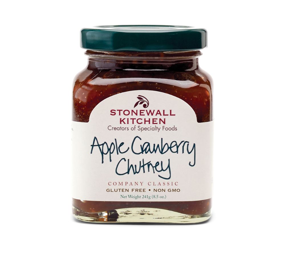 Apple Cranberry Chutney von Stonewall Kitchen ☆ Süße Äpfel und herbe Cranberries, verfeinert mit Kräutern und Gewürzen ☆ Ideal zu Fleisch, Geflügel und Käse. Jetzt probieren!