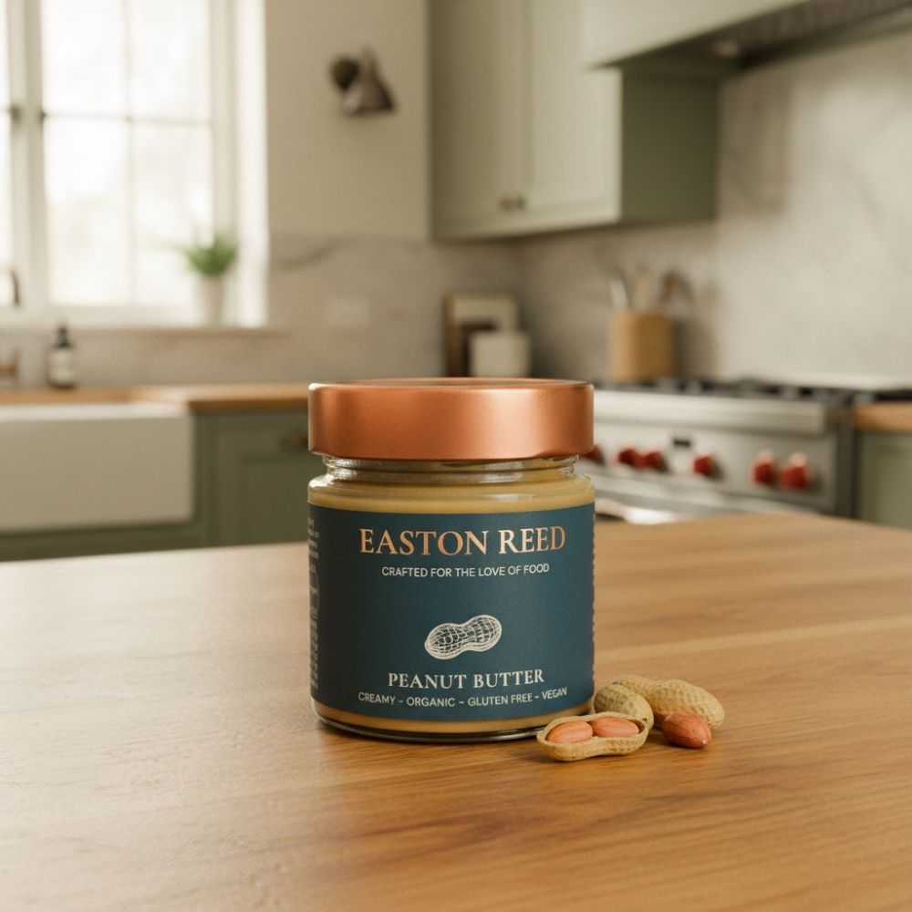 
                  
                    Bio-Peanut Butter | 100 % Bio-Erdnüsse | Besonders cremige Konsistenz | Vegan & glutenfrei | Ohne Zuckerzusatz, ohne Palmöl, ohne Zusatzstoffe | Jetzt bestellen!
                  
                