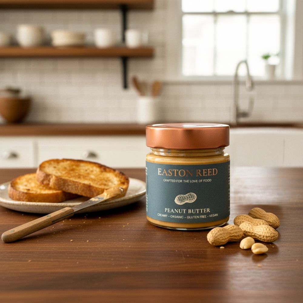 Bio-Peanut Butter | 100 % Bio-Erdnüsse | Besonders cremige Konsistenz | Vegan & glutenfrei | Ohne Zuckerzusatz, ohne Palmöl, ohne Zusatzstoffe | Jetzt bestellen!