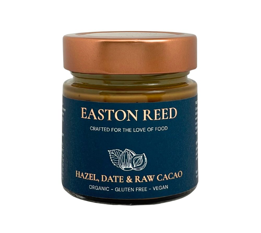 Easton Reed | Hazel, Date & Raw Cacao | Nussig, schokoladig & natürlich süß | Vegan & glutenfrei | Ohne Zuckerzusatz & Palmöl | Jetzt genießen!