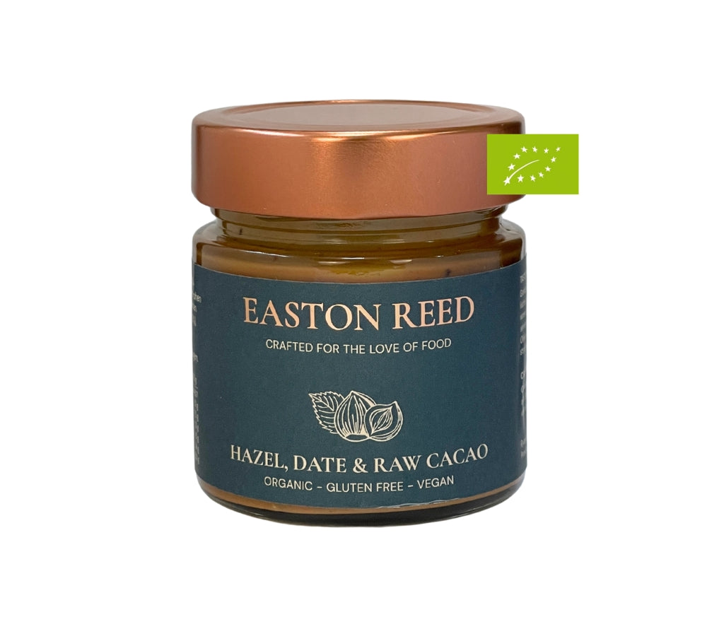 Easton Reed | Hazel, Date & Raw Cacao | Nussig, schokoladig & natürlich süß | Vegan & glutenfrei | Ohne Zuckerzusatz & Palmöl | Jetzt genießen!