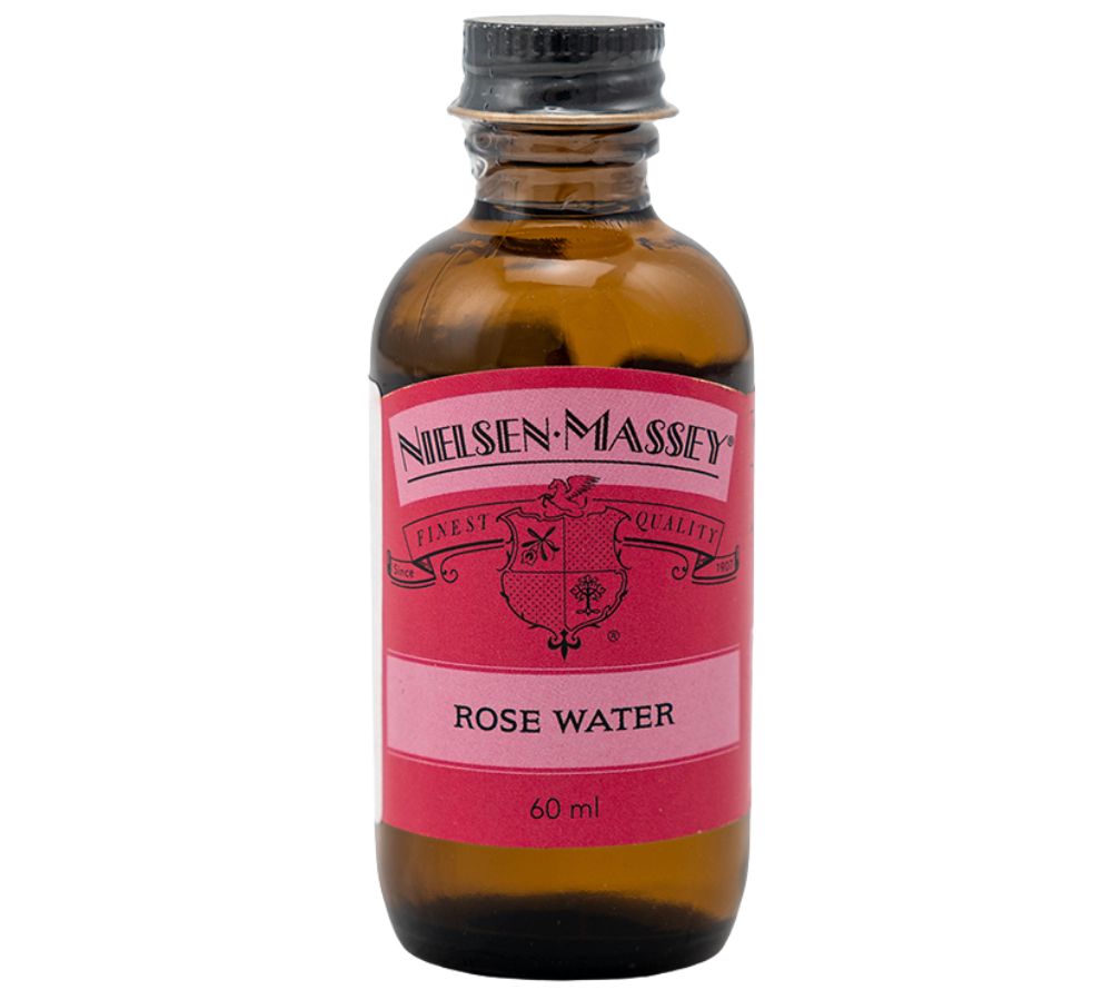 Rosenwasser-Extrakt von Nielsen-Massey (60 ml-Glasflasche)