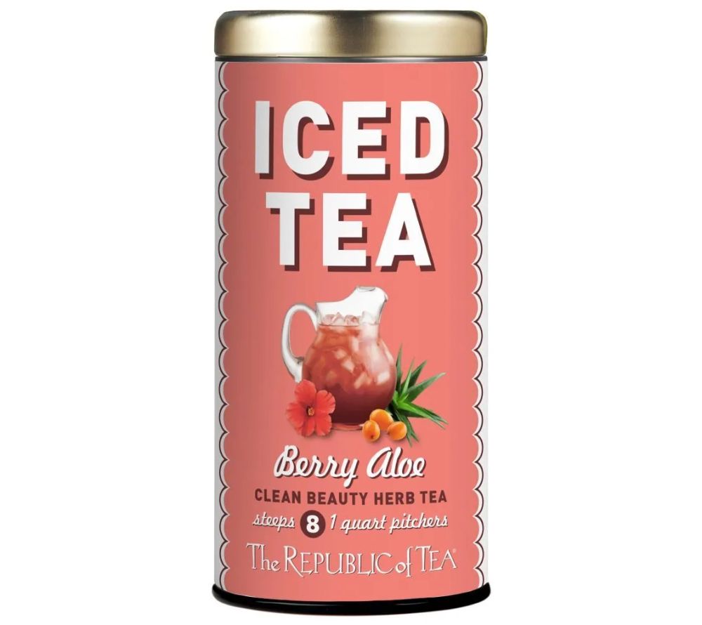 Berry Aloe Iced Tea von The Republic of Tea kaufen ☆ Mit Aloe Vera, Sanddorn & Drachenfrucht ☆ Detox-Genuss ohne Koffein ☆ Für Haut & Sinne ☆ Jetzt entdecken!