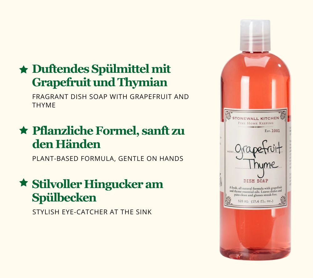 Grapefruit Thyme Hand Soap von Stonewall Kitchen
