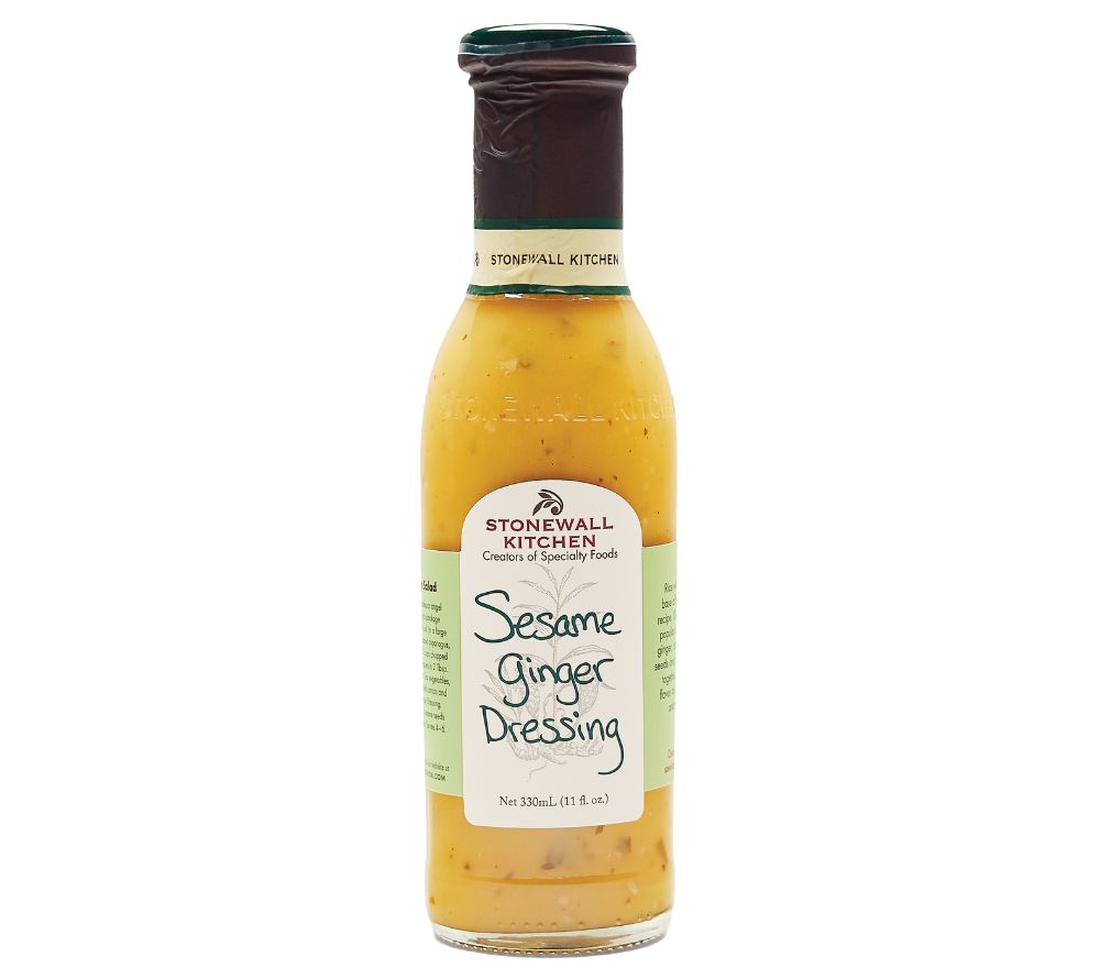 Stonewall Kitchen Sesame Ginger Dressing – asiatisches Salatdressing mit Ingwer, Sesam und Reisessig