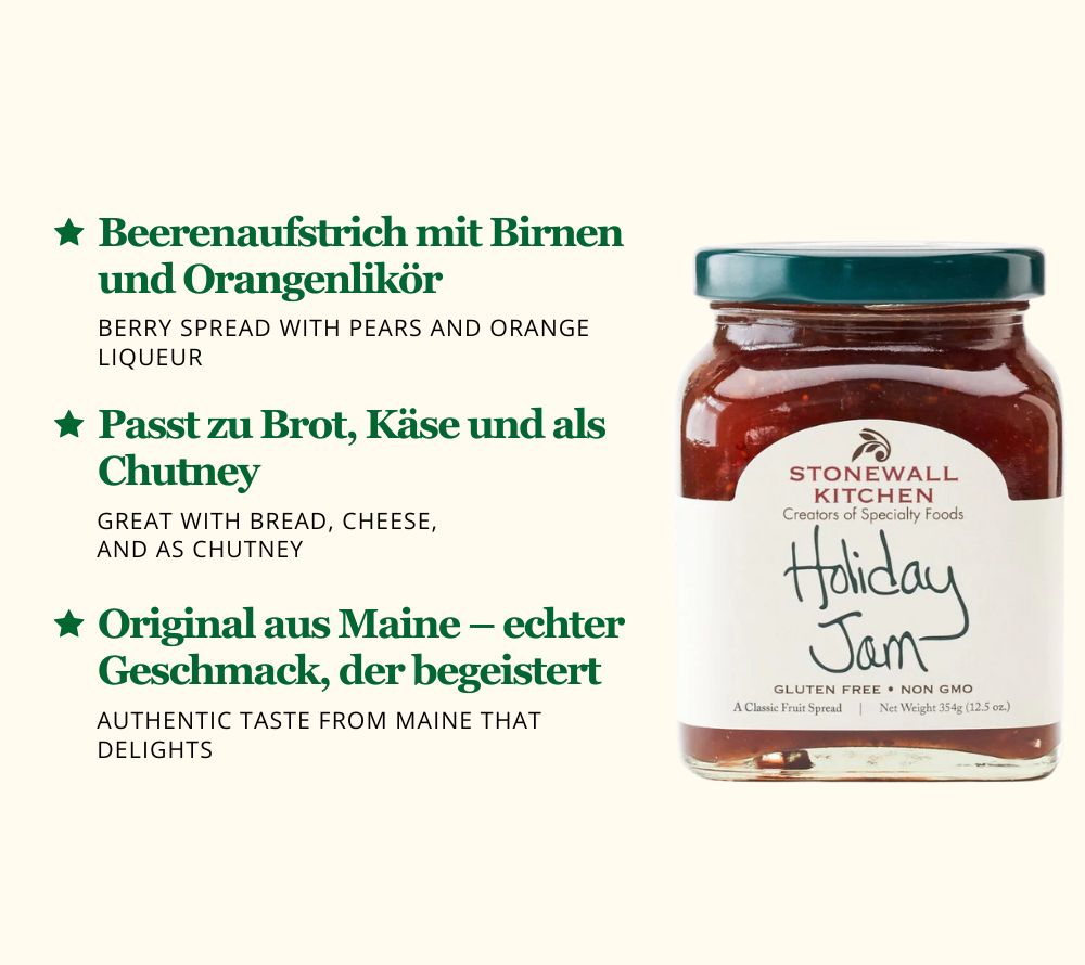 Holiday Jam von Stonewall Kitchen bei American Heritage