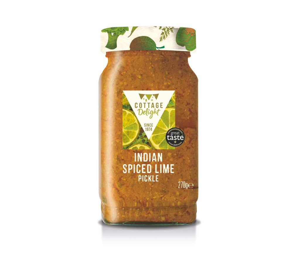 Indian Spiced Lime Pickle von Cottage Delight (270 g Glas)