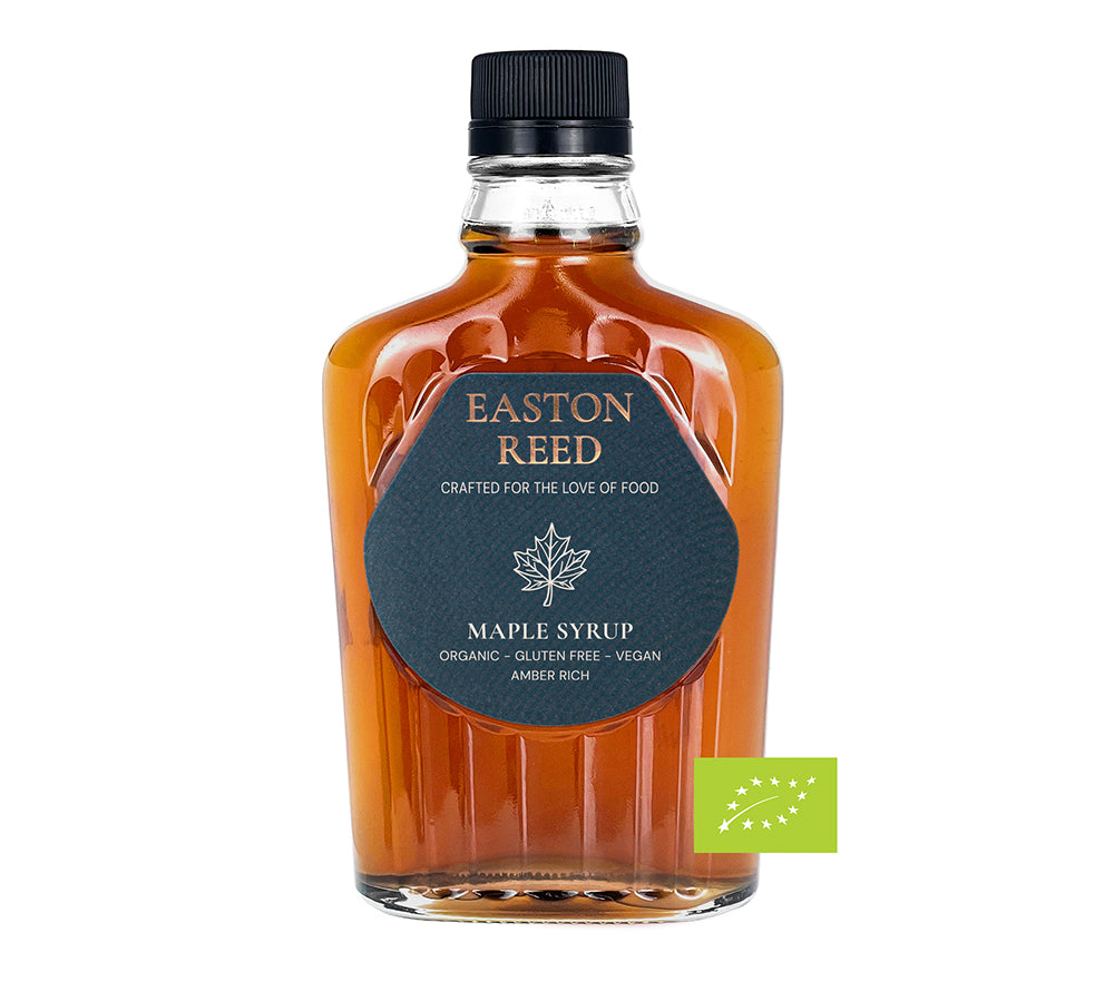 Amber Rich Taste Grade A Bio-Ahornsirup von Easton Reed (250 ml Glasflasche)